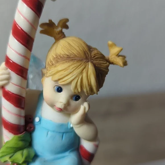 Little Kitchen Fairies Candy Cane Fairie By Enesco - Picture 2 of 9